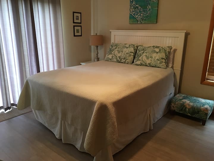 Главна спална соба со целосна бања (туш) и одете до предната тераса!