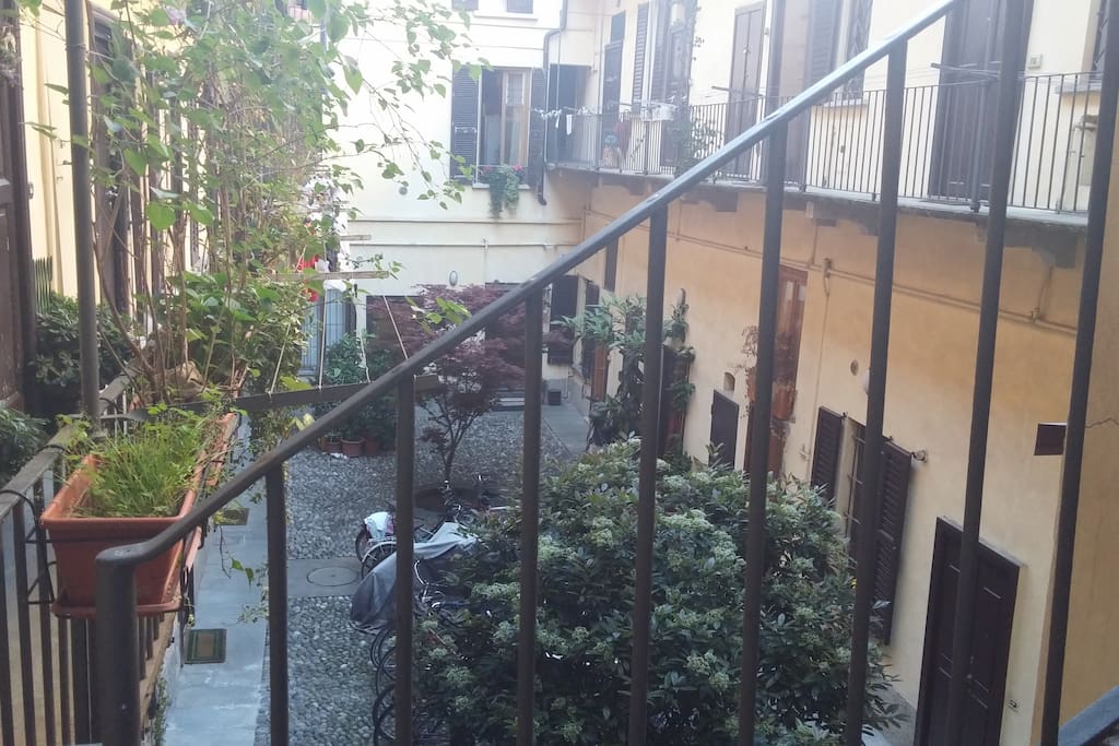 The courtyard