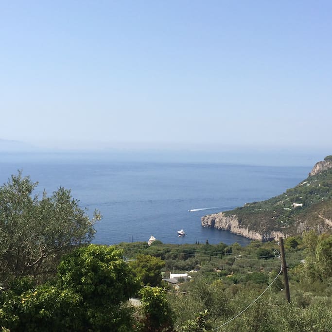La vista dal nostro terrazzo