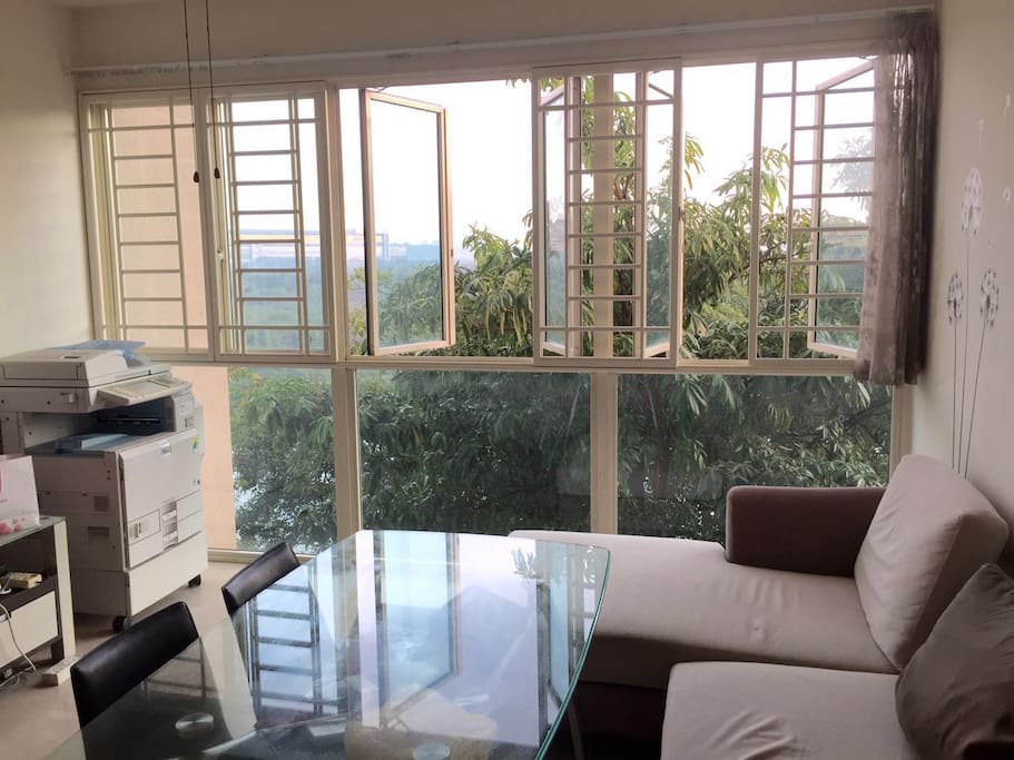 View from living room