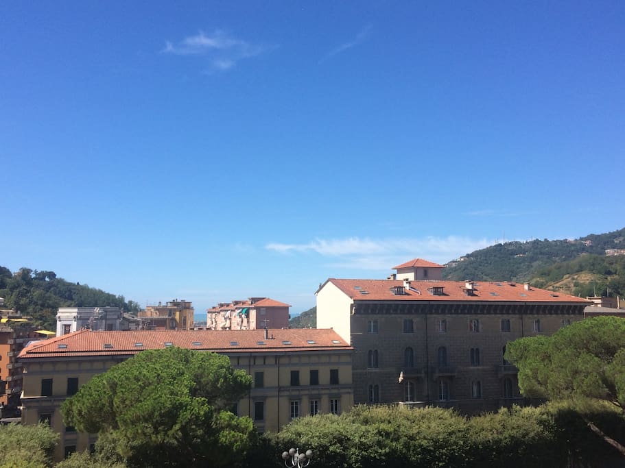 Panorama dal salone. View from the livingroom