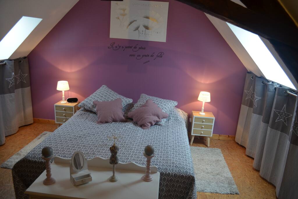 chambre avec couchage de 160