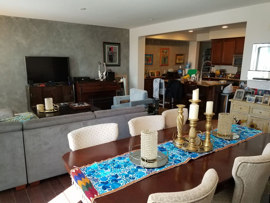 Spacious area including kitchen