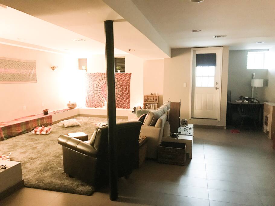 Downstairs community area