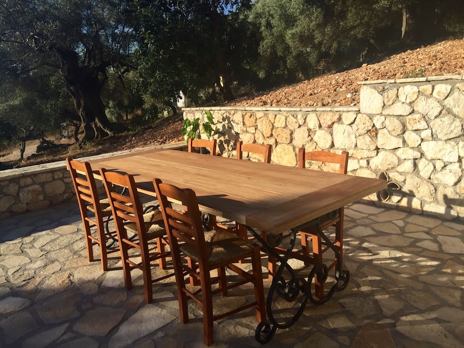 Handgemaakte mahonie houten tafel