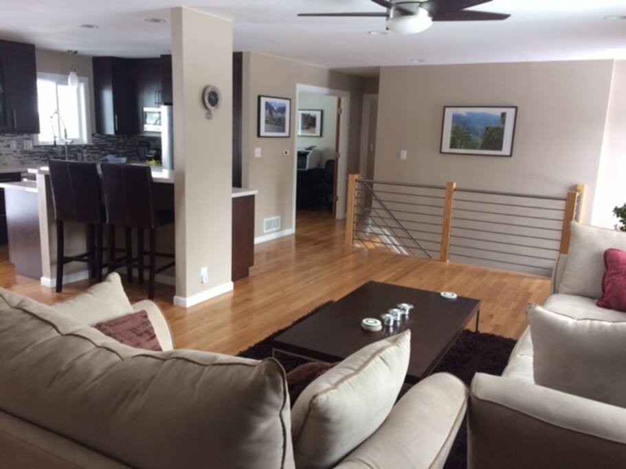 Spacious and bright open floor plan
