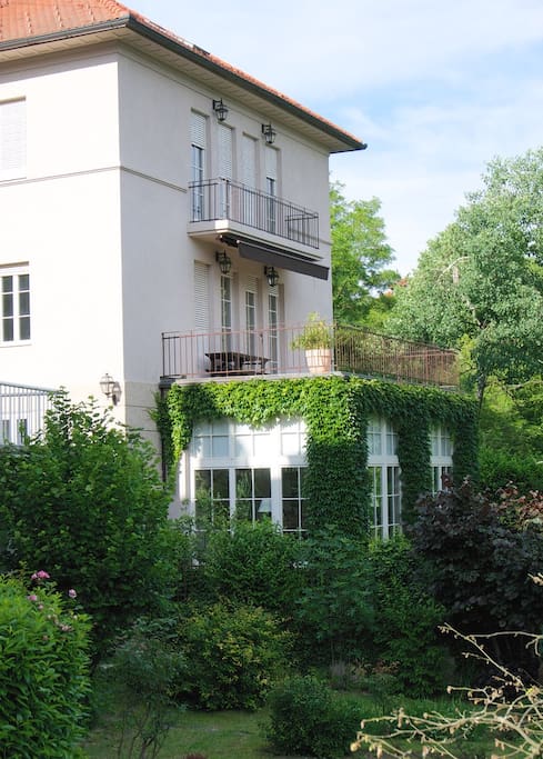Garden view of the House