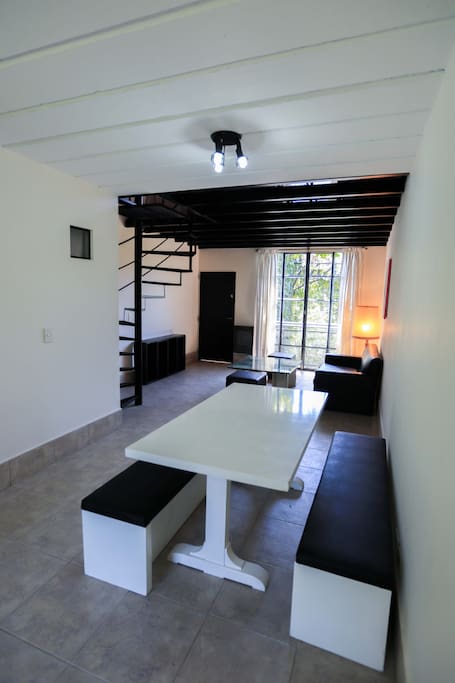 comedor integrado en 1er nivel