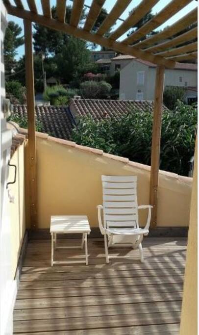 terrasse individuelle et privative