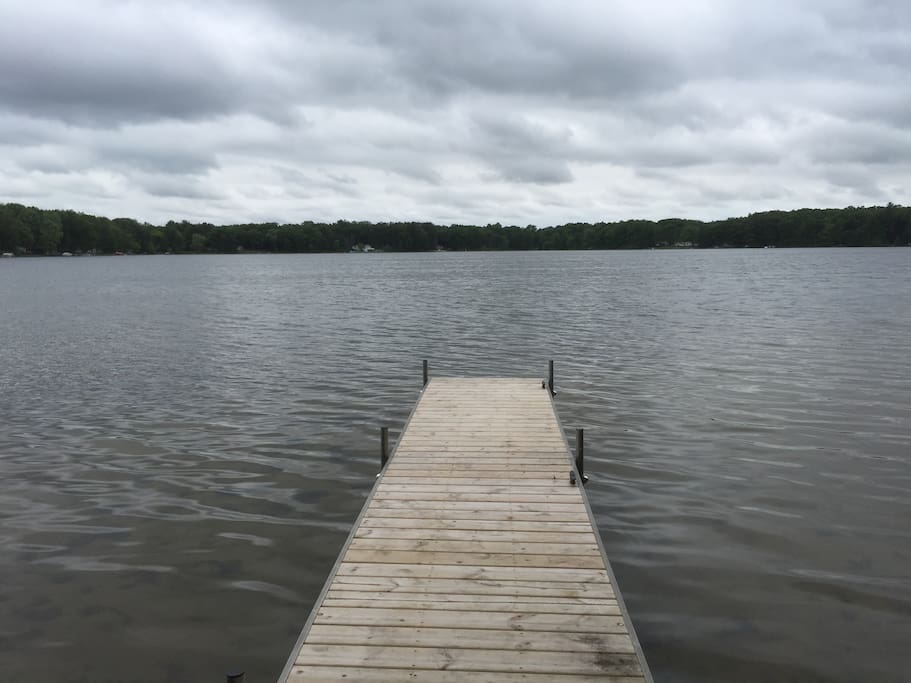 30 Feet dock, but only 25 feet is in the water