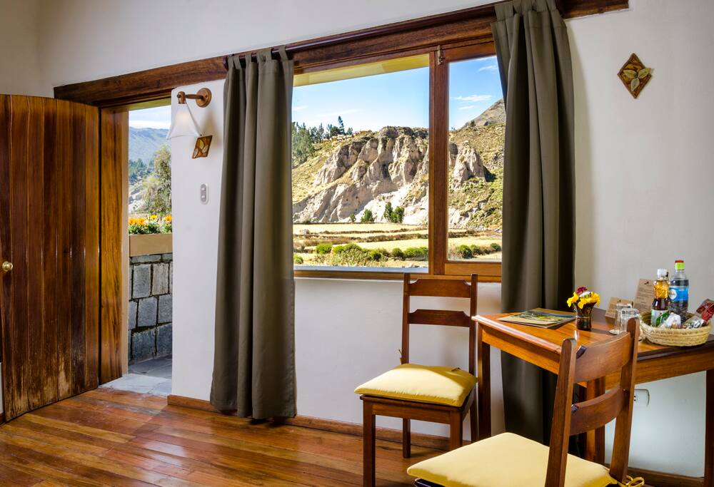 Vista desde la habitación.