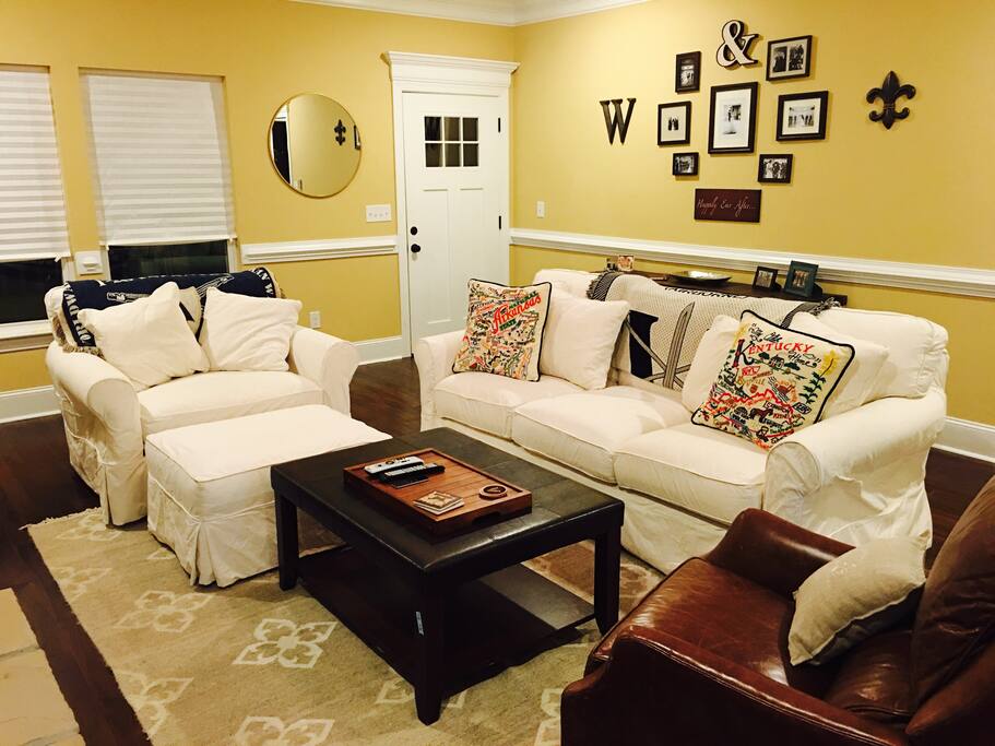 Make yourself at home in our comfortable living room.