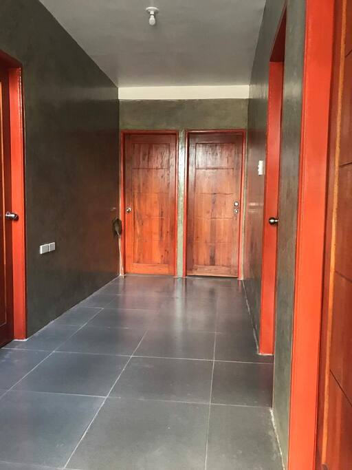 Studio entrance hallway.