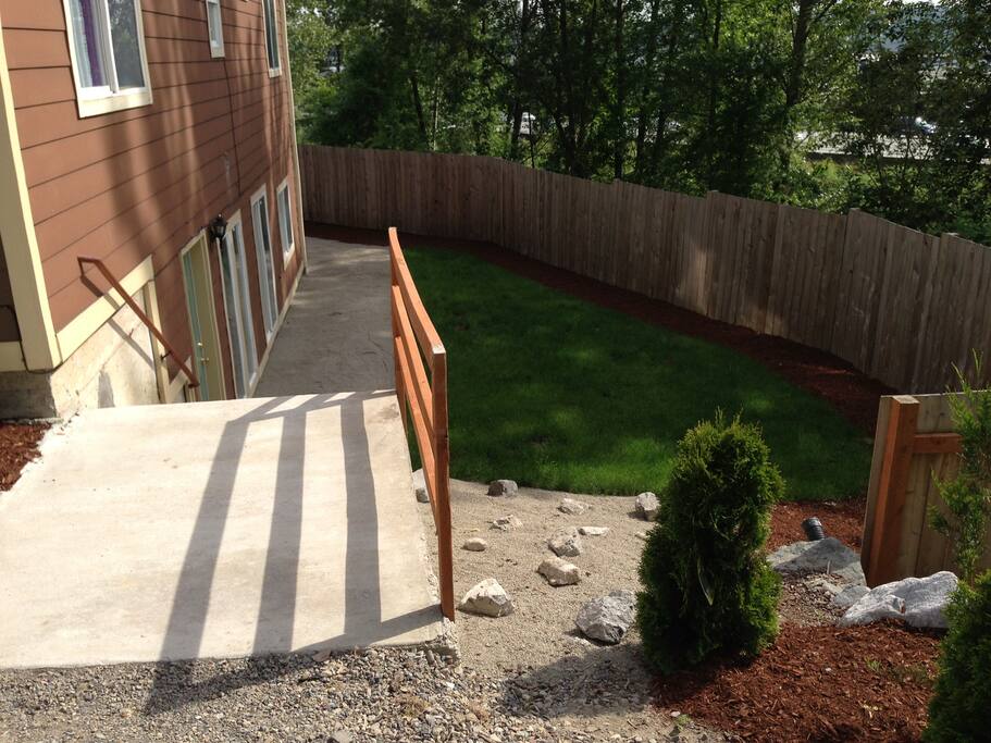 Private entrance