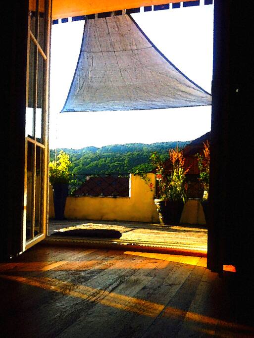 The big sun terrace is all yours. Enjoy your holidays !