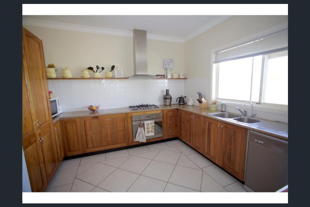 Very spacious kitchen