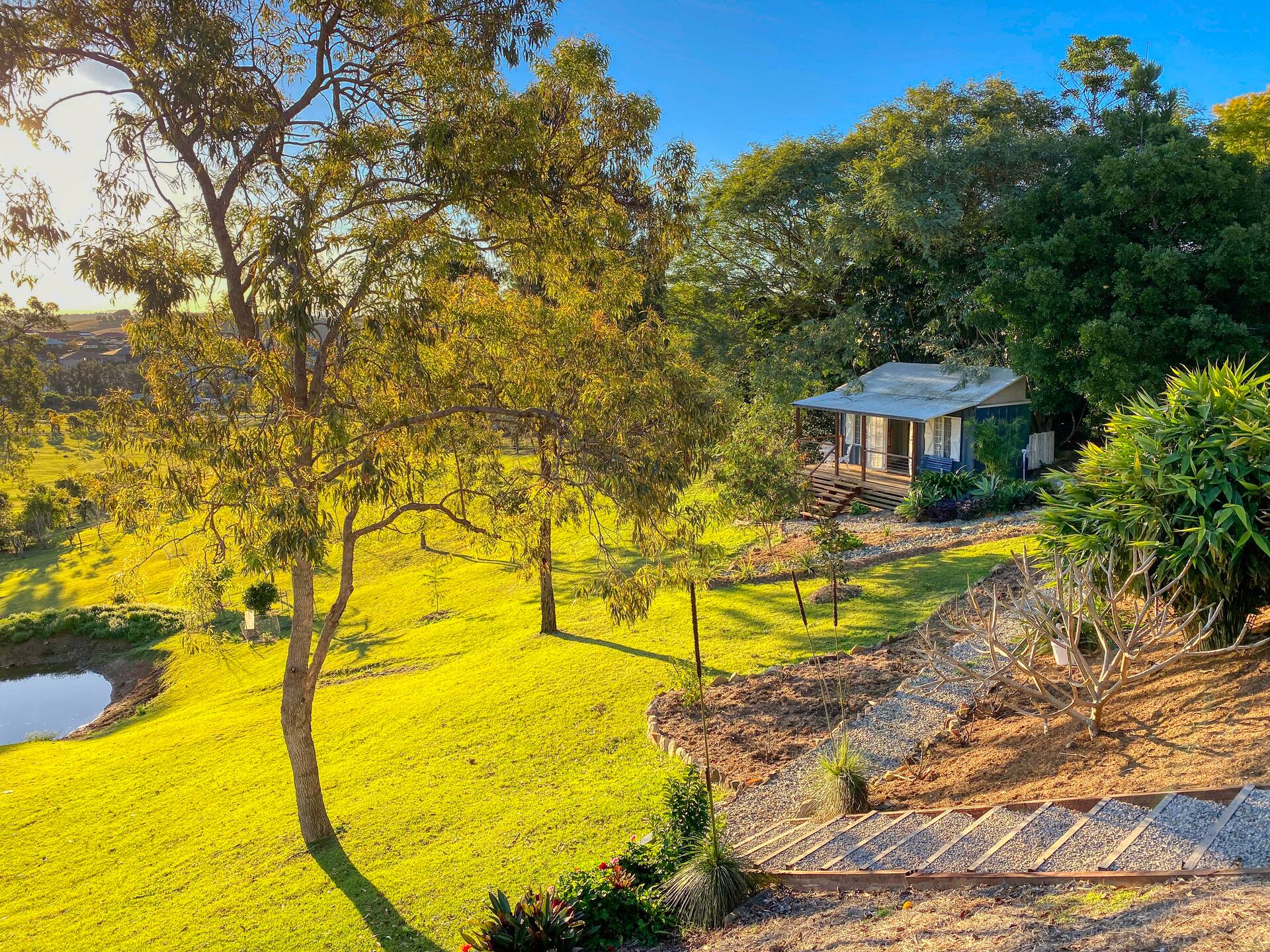 Hidden Valley Cottage amongst the kangaroos.