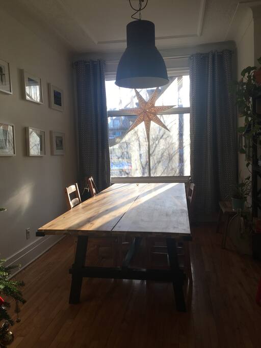 Salle à manger et décorations de Noël !