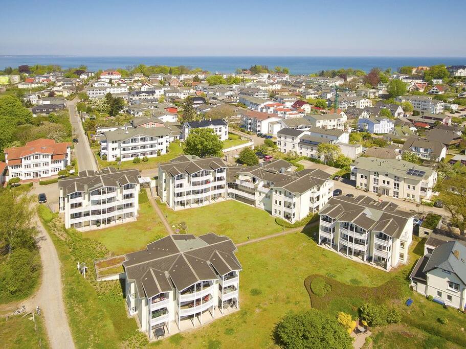 Luftbild der Meeresblick Residenzen