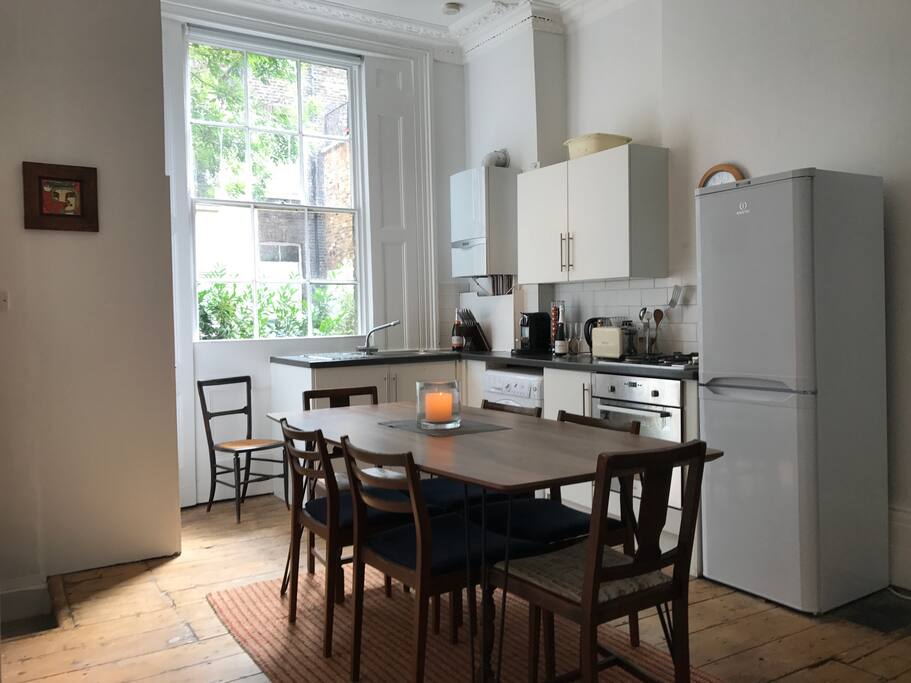 Light & Spacious Kitchen and Dining Room