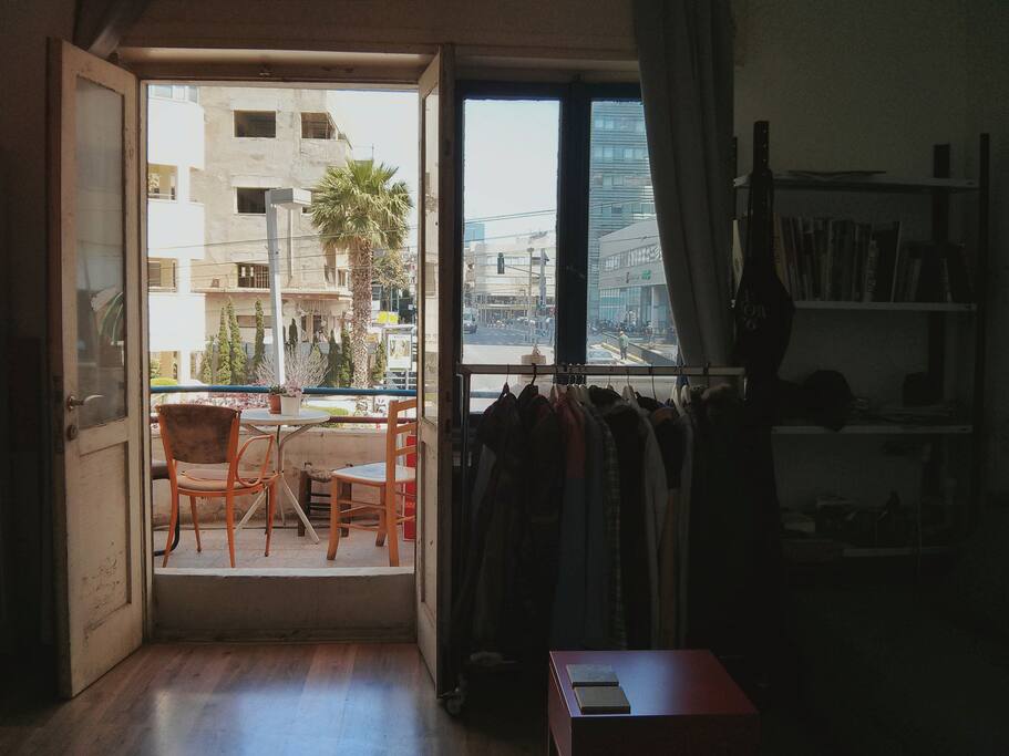 The view from the balcony. perfect for breakfasts