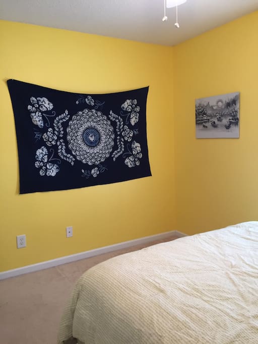 Yellow bedroom
