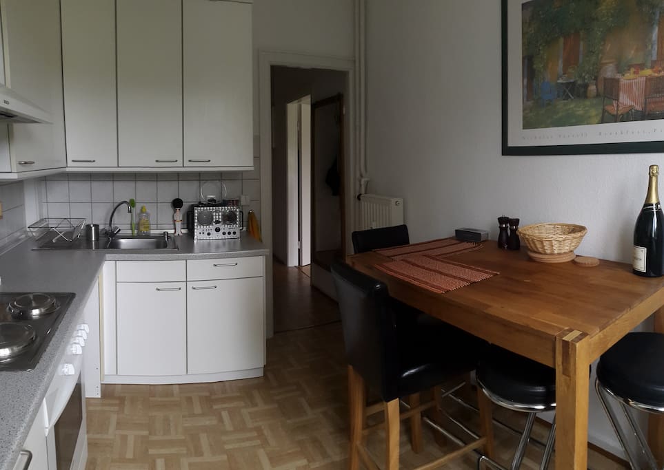 Fully equipped kitchen