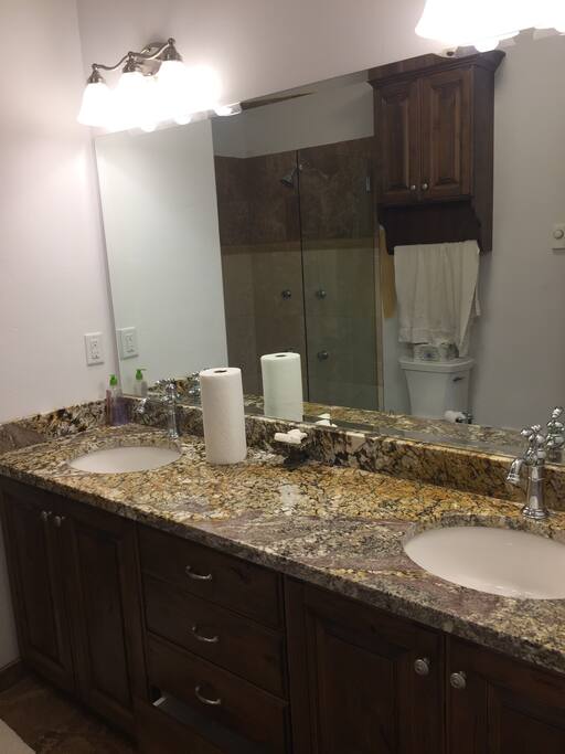 Private Bathroom, Two Sinks