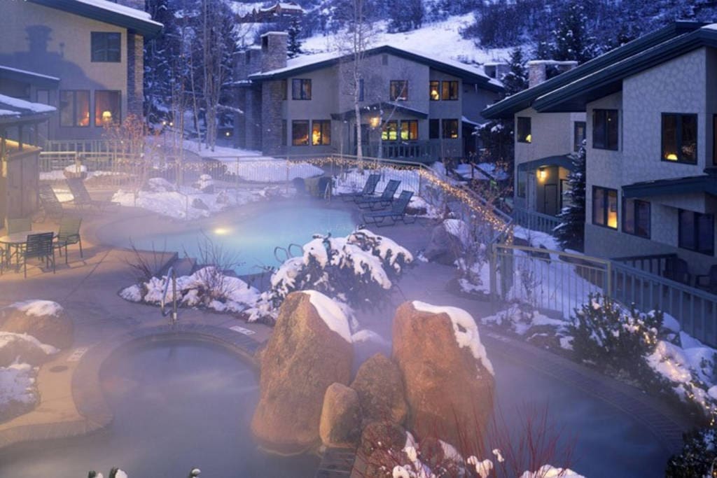 Heated pool and hot tub.
