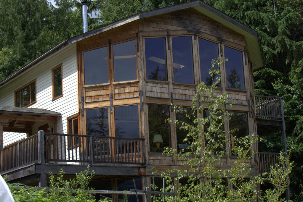 The front of the house