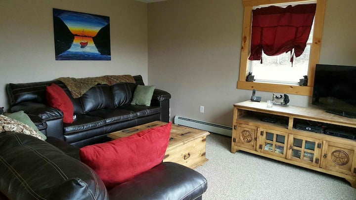 sebule yenye starehe yenye michezo ya ubao, Wi-Fi na televisheni ya kebo