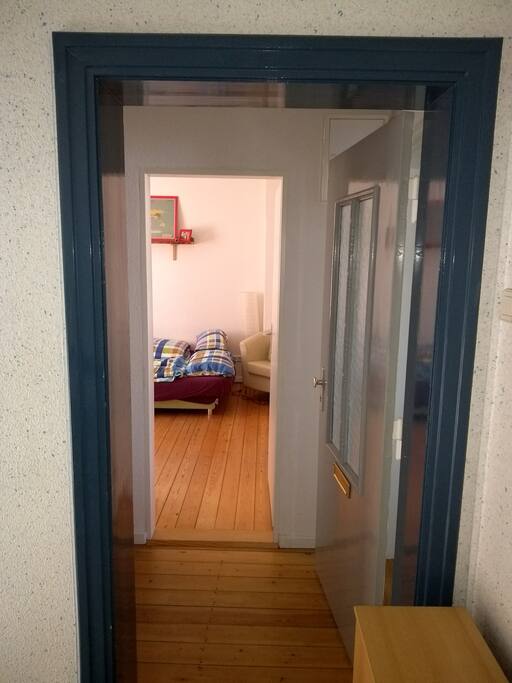 Bedroom seen from the entrance