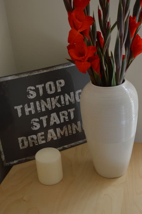 Bedroom - stop thinking, start dreaming ... and exploring.