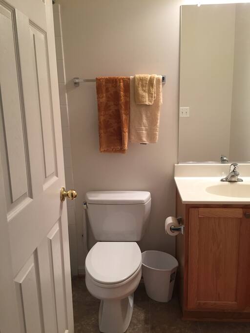 1st floor bathroom, full & private
