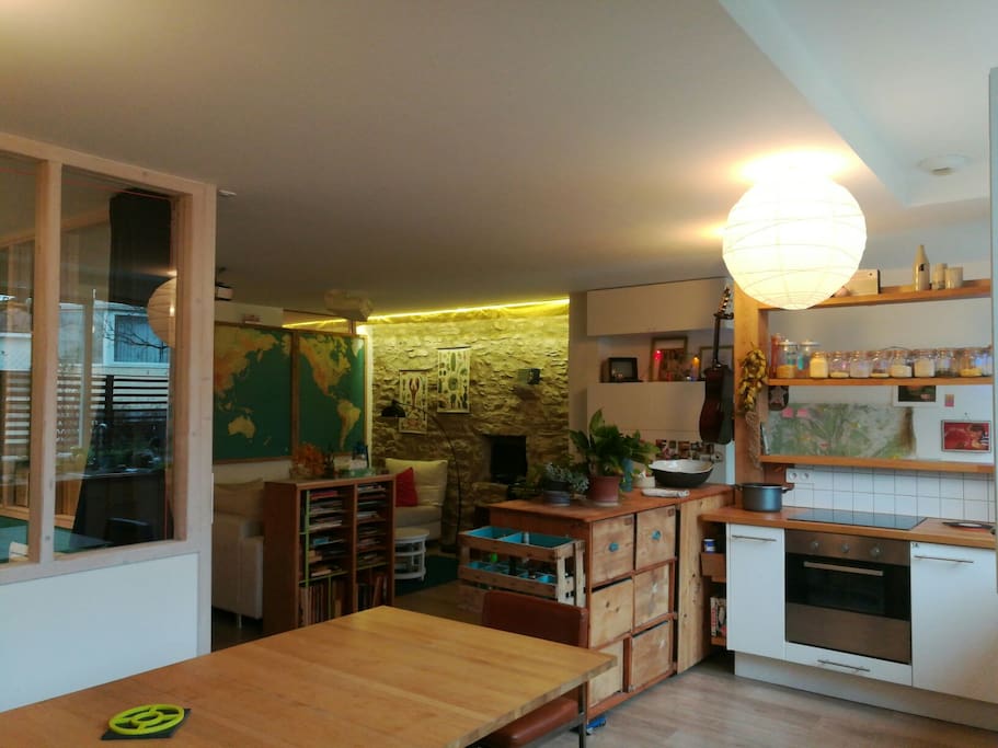 salle à manger-cuisine
