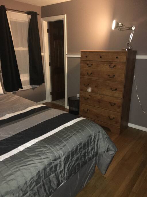 Private room with private bath with shower stall