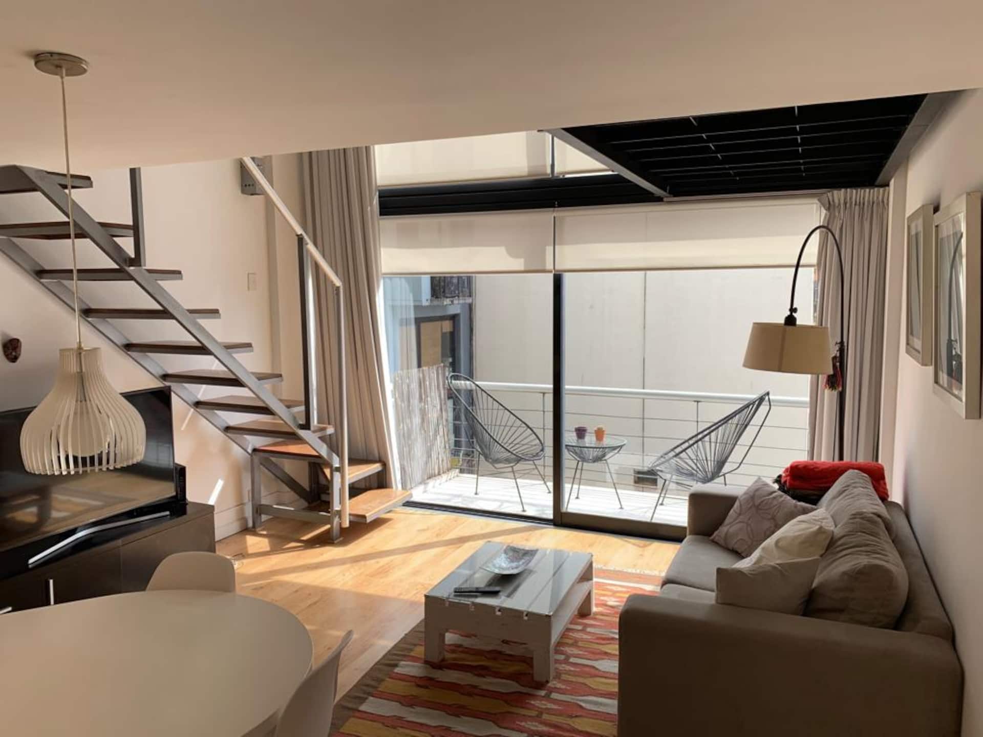 Loft mobiliado de 1 quarto em Palermo