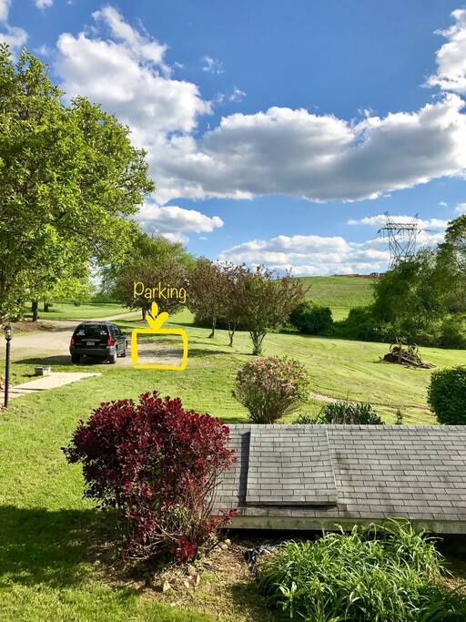 Parking - Parking in front of house. We can accommodate two vehicles if needed.