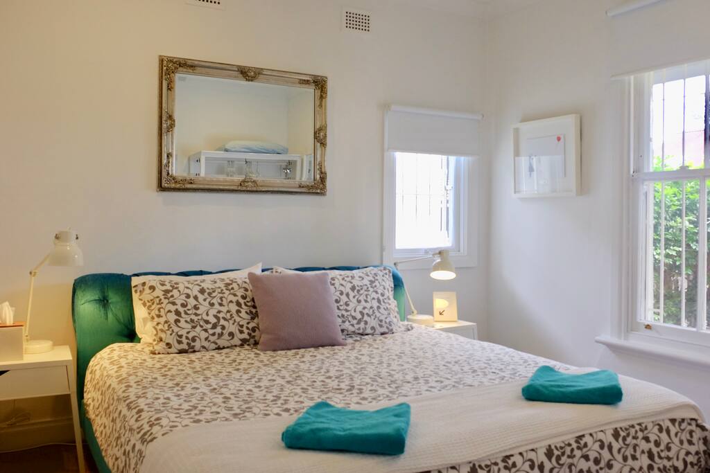 First Bedroom with king size bed