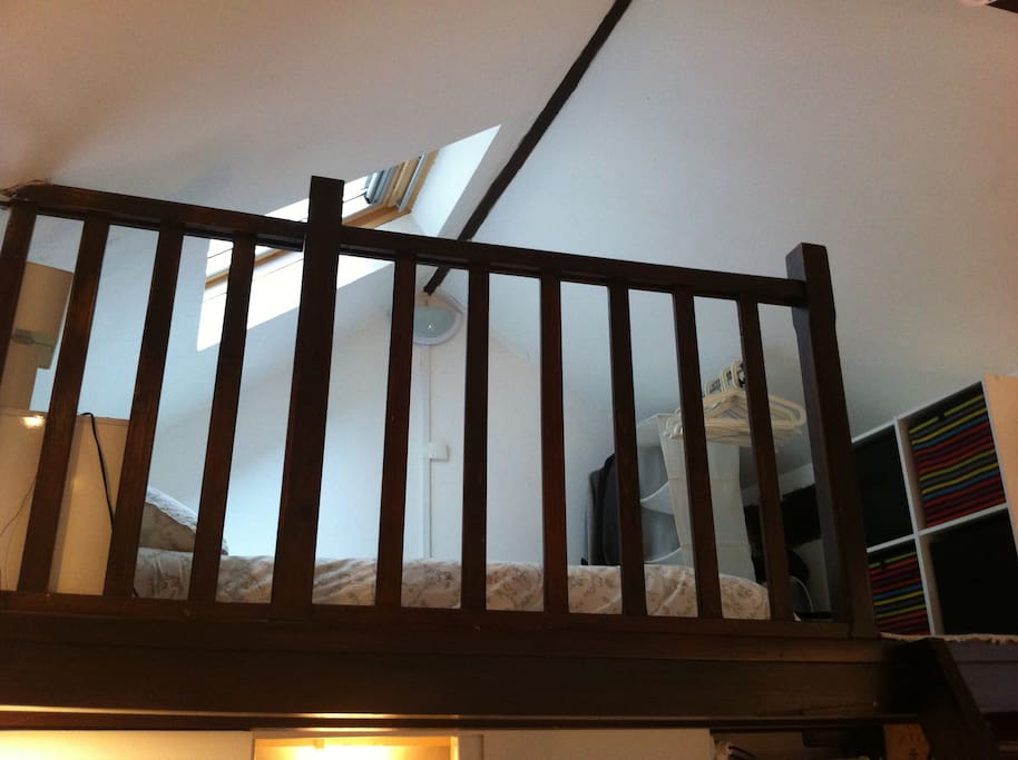 Up the mezzanine