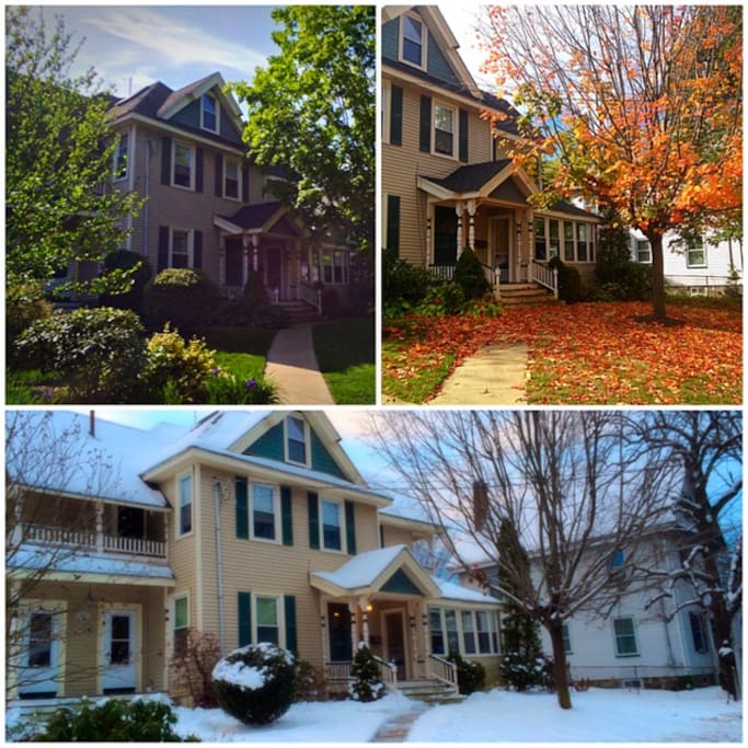 Our home during the seasons