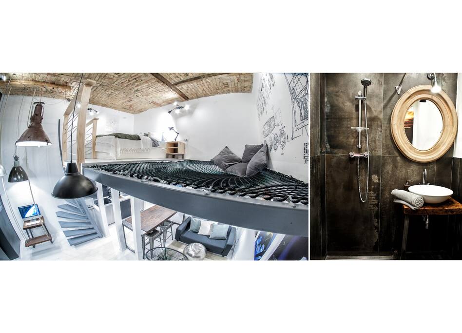loft view vs bathroom