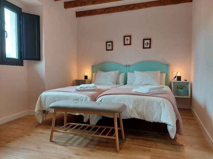 Habitación con dos camas