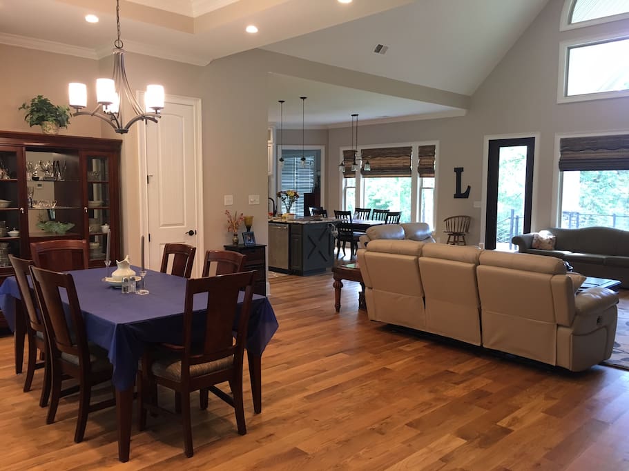 Great room/Dining room and kitchen.