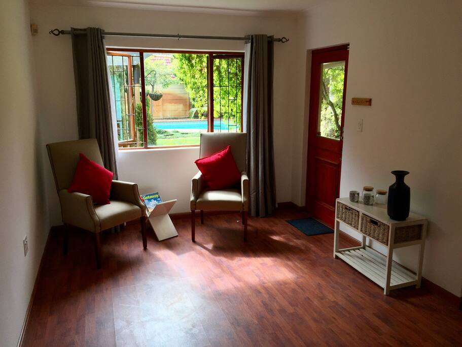 Spacious room with great light and view outside