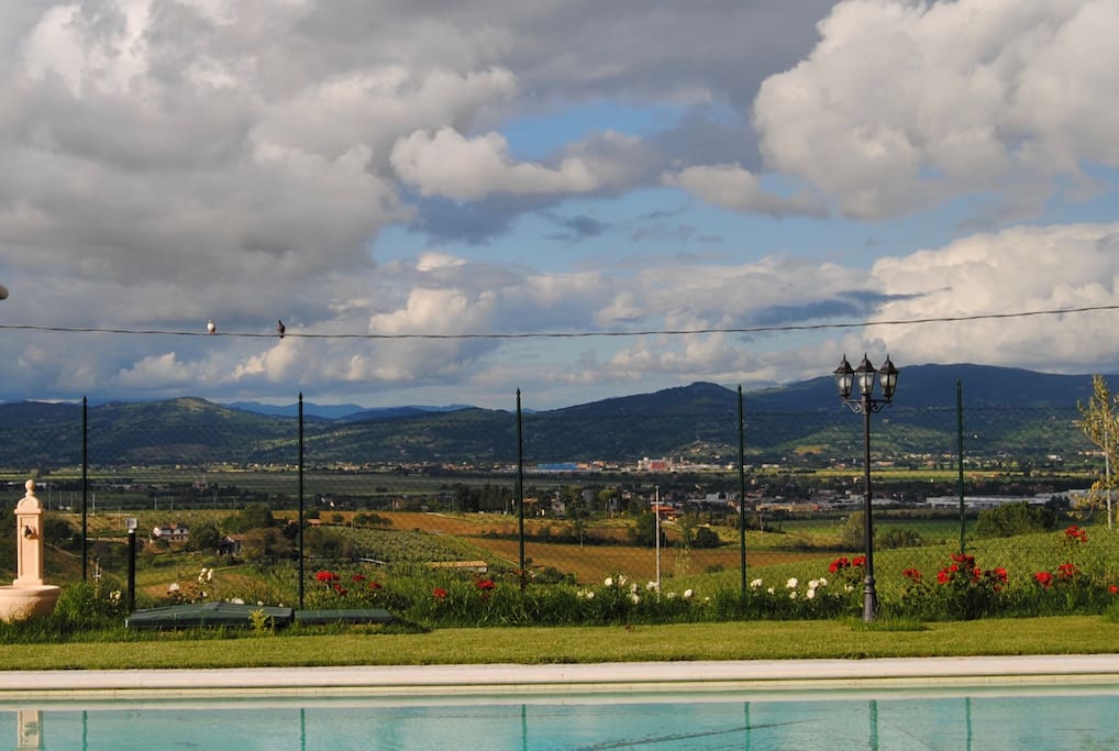 Vista panoramica dall'immobile