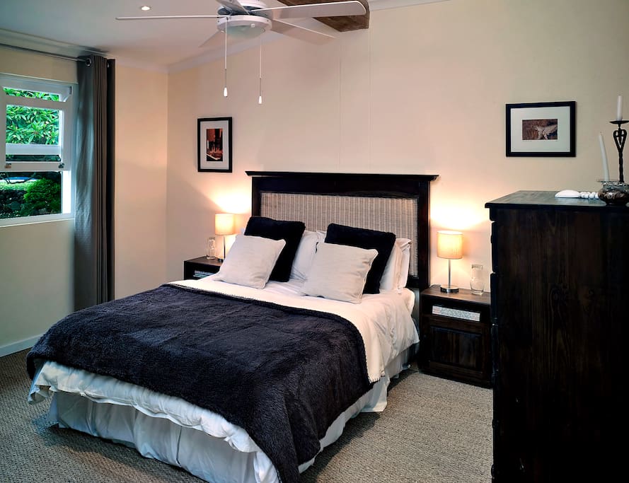 Bedroom One has a double bed only.