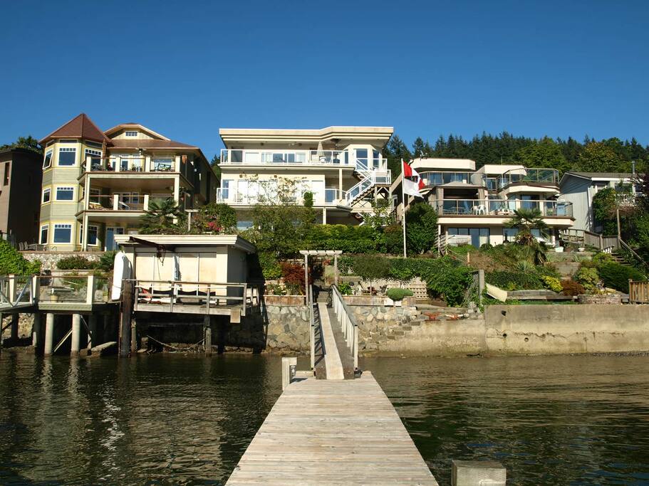 view from private dock