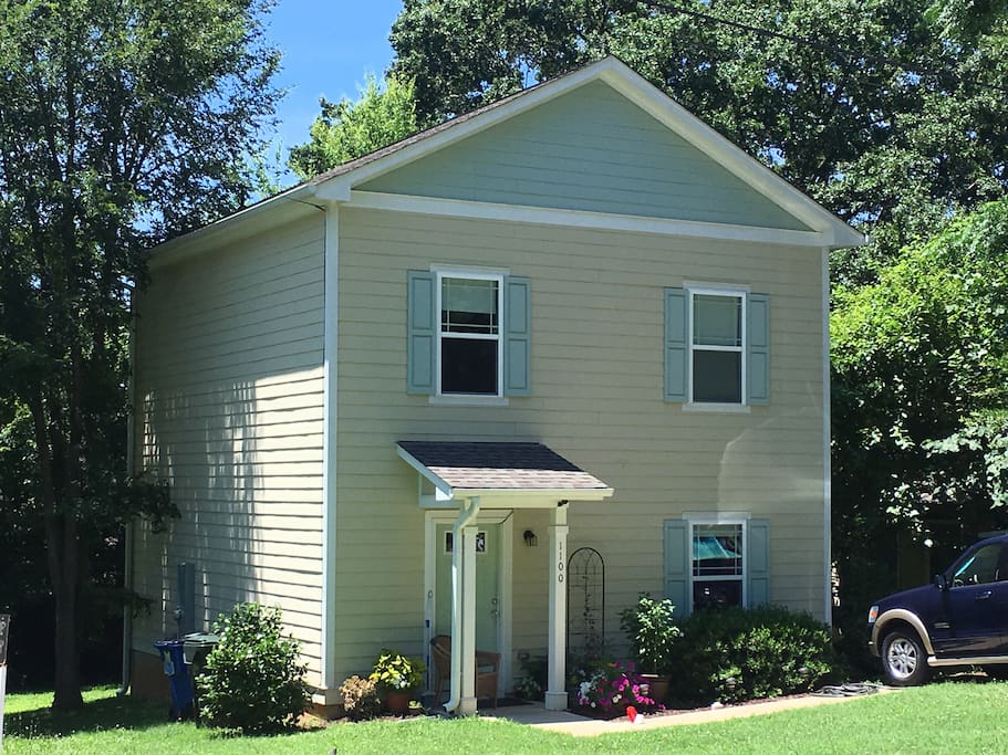 Your Home away from Home is a 2 story custom built home in the heart of Downtown Raleigh!