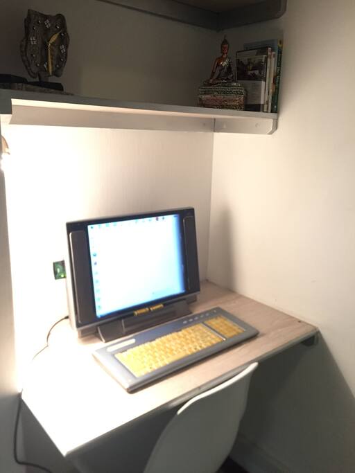 Desk and Computer